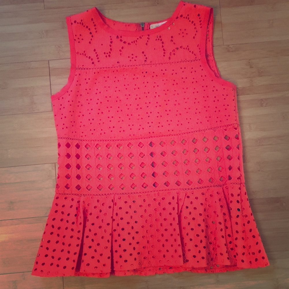 Nicole Miller Eyelet Top
